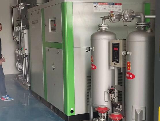 黑龍江某乳制品企業采用90KW水潤滑空壓機